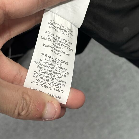 J Crew Blazer Womens 12 Black Broadway Jacket Minimalist Preppy Career NWT - Picture 7 of 9